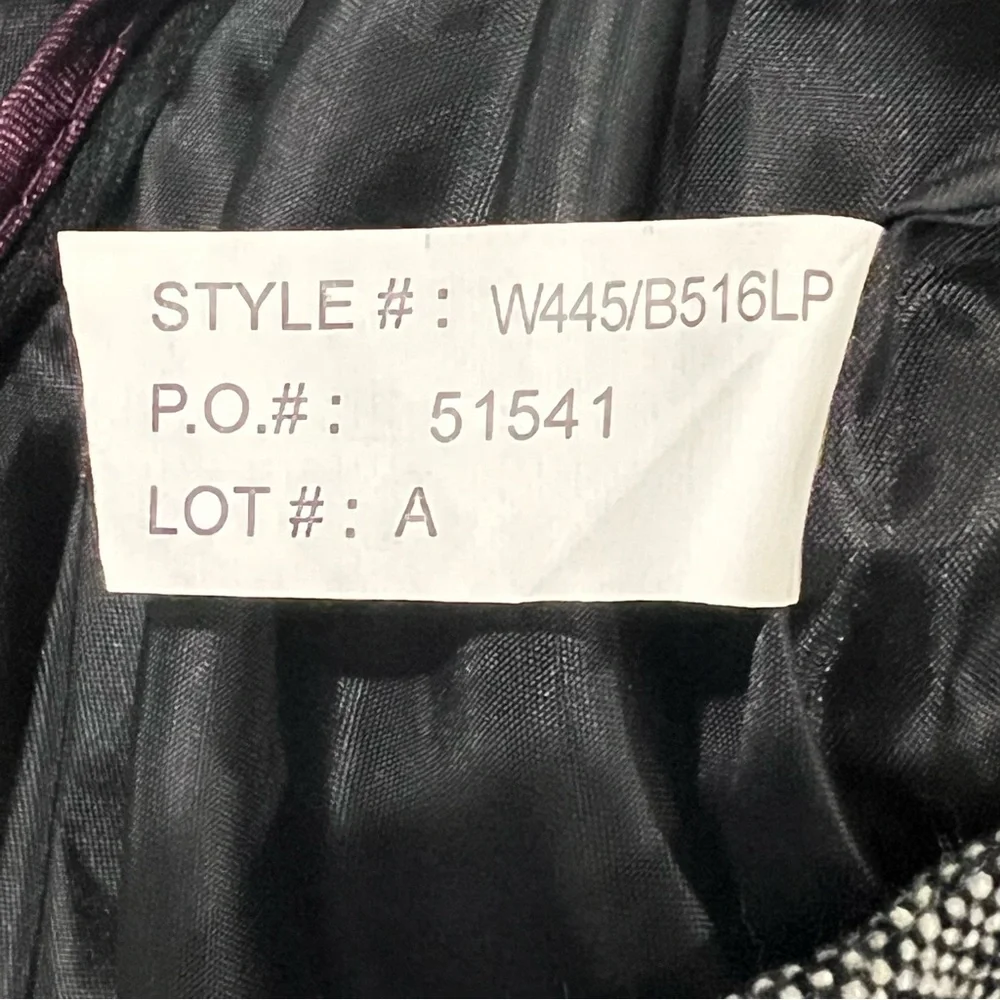 Dahlia wool blend black Heather lined pants  belts loops pockets woman’s 6P - Picture 15 of 15